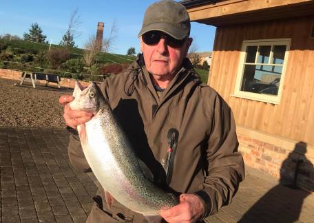 Lewis Lawson broke his new PB with this Rainbow, weighing in at 6lb 1oz