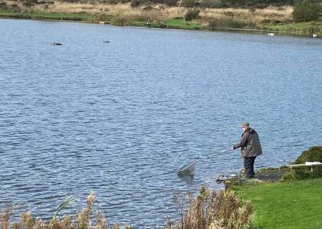 Ken Glenton having success on the Dries