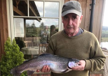 Lewis Lawson with a nice fish at just under 6lb