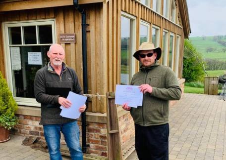 Gareth Beagarie; the winner of the senior Troutmasters fish off