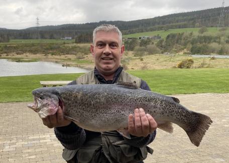 Paul Mallaburn with a Rainbow weighing in at 8lb 4oz