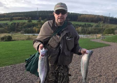 Vaughn Hemy used Blue holographic Diawl Bach's to get his bag of four fish. Best fish at 4.5lb