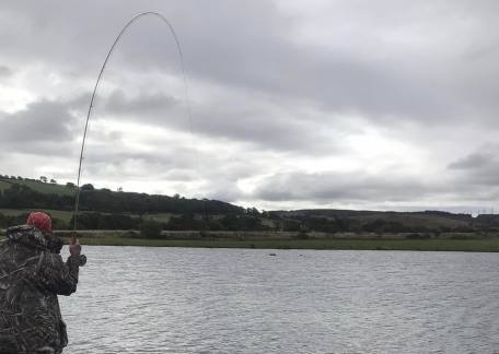 Noel McCall playing one of his 6 fish on Wednesday