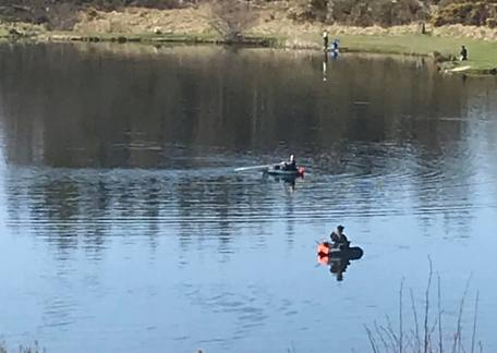 Float Tubes on Long Crag Lake 