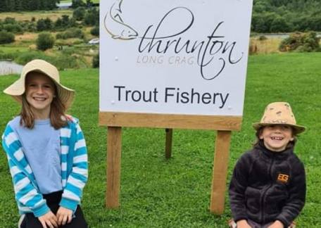 Emma & Ben who enjoyed a good session on Crag End Bait Lake 